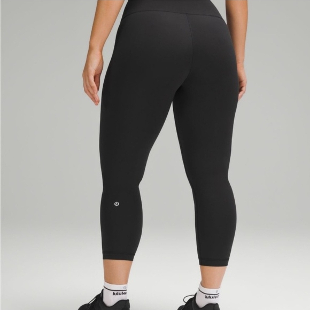 lululemon Wunder Train HR Black Leggings Size 14 28" Inseam